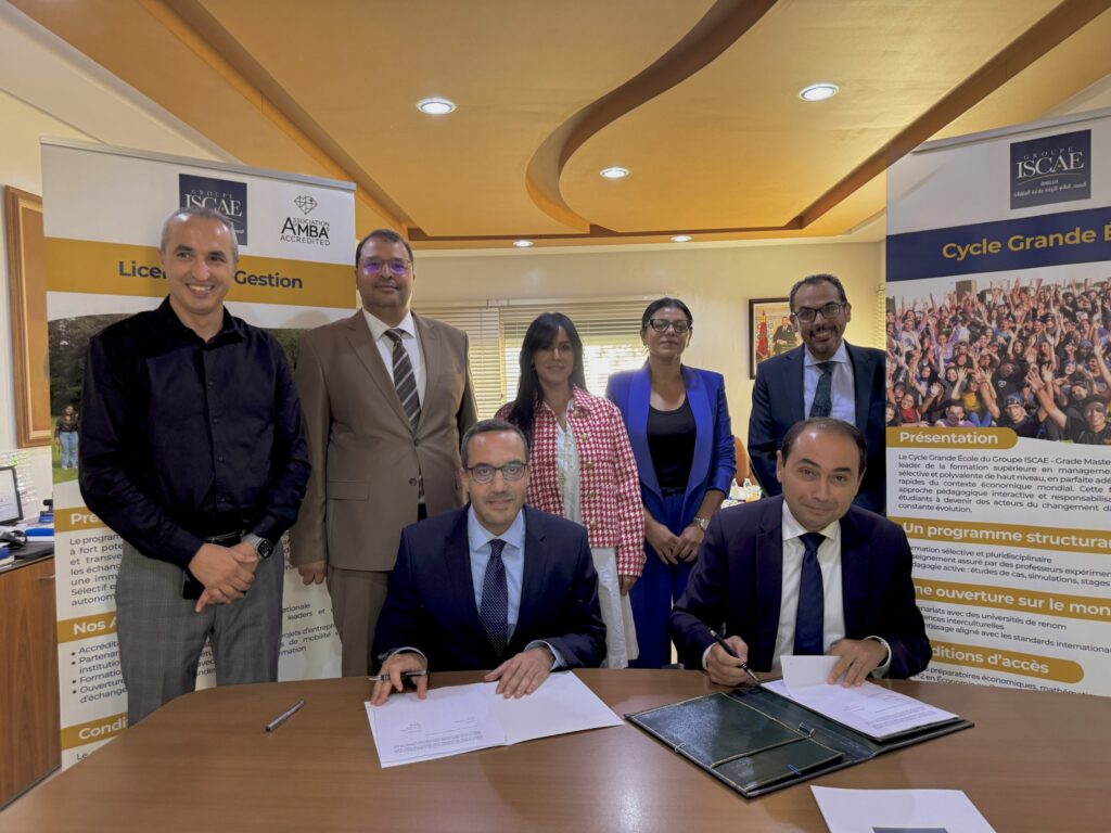 Signature d’une convention de partenariat stratégique entre le Groupe ISCAE et KPMG SASU – Copy
