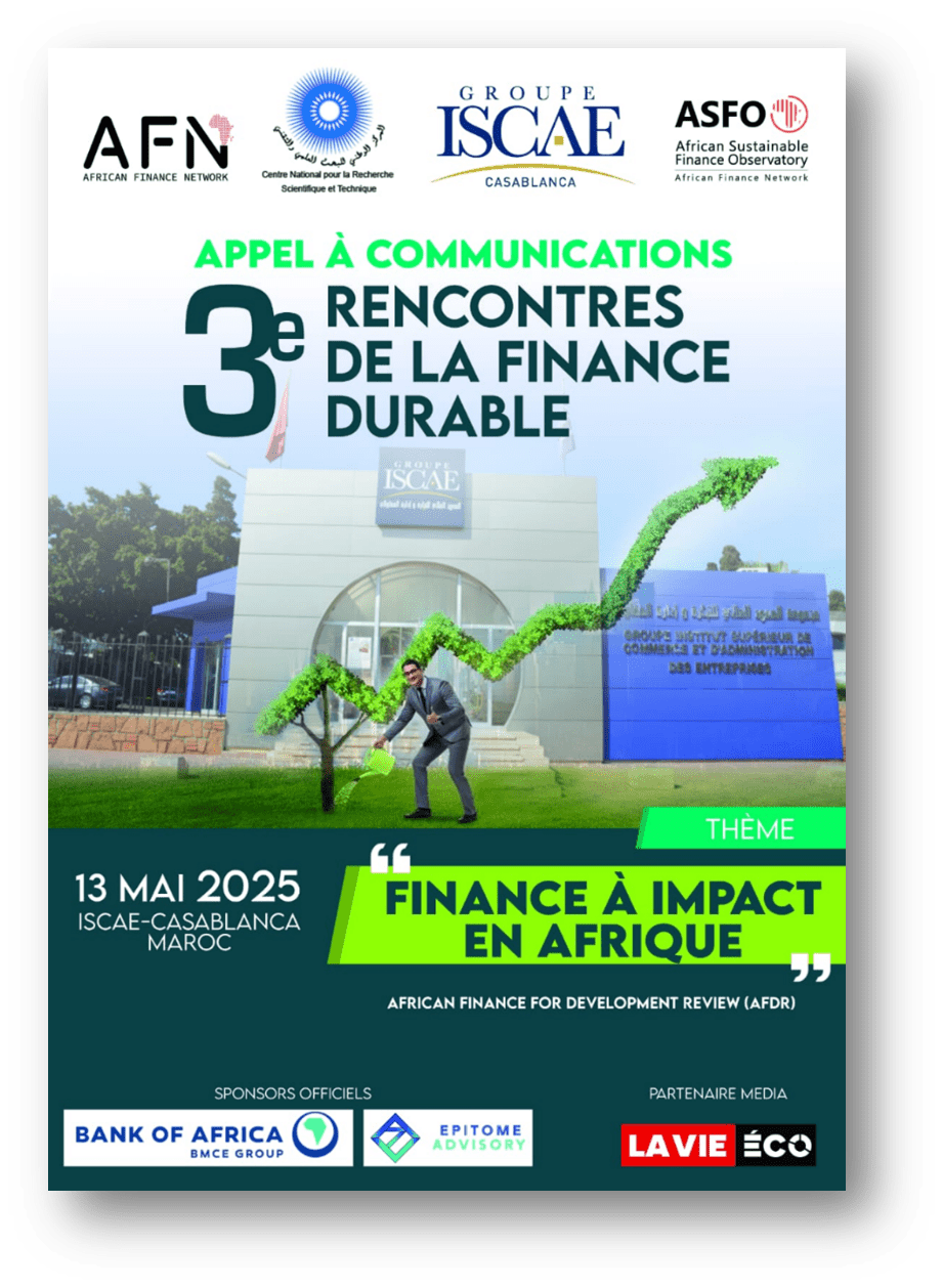 Affiche 3es Rencontres Finance Durable