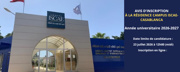 Avis d'inscription à la résidence