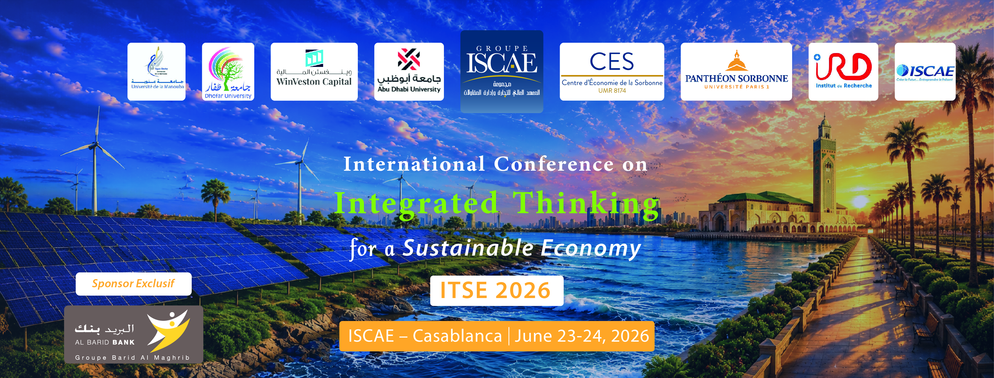 ITSE 2026 — International Conference, ISCAE-Casablanca
