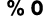 % 0