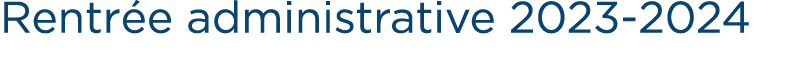 Rentr e administrative 2023 2024