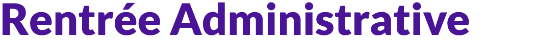 Rentr e Administrative 